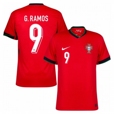 Maillot Foot Portugal G. Ramos 9 Domicile UEFA Euro 2024